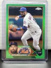 Luis Guillorme 2023 Topps Chrome Green Refractor (#15/99) Parallel #USC149