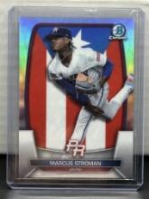 Marcus Stroman 2023 Bowman Chrome WBC (#362/499) Refractor Parallel #WBC-73