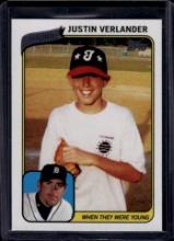 Justin Verlander 2010 Topps When They Were Young Insert #WTWY-JV