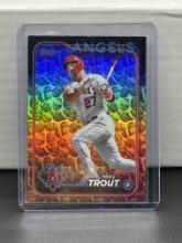 Mike Trout 2024 Topps Easter Egg Parallel Short Print #27