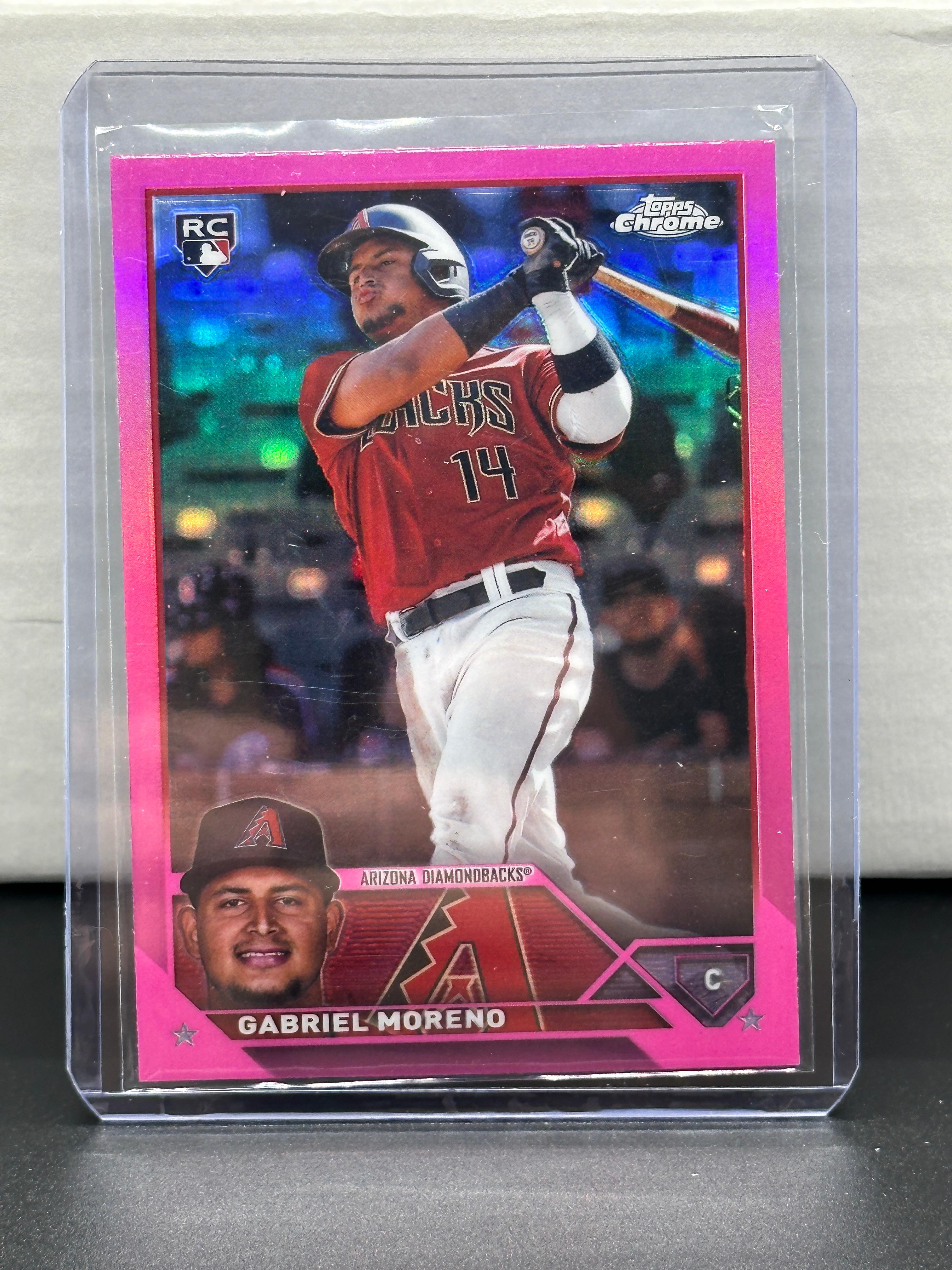 Gabriel Moreno 2023 Topps Chrome Pink Refractor Rookie RC #USC36