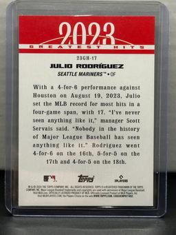 Julio Rodriguez 2024 Topps Greatest Hits Insert #23GH-17