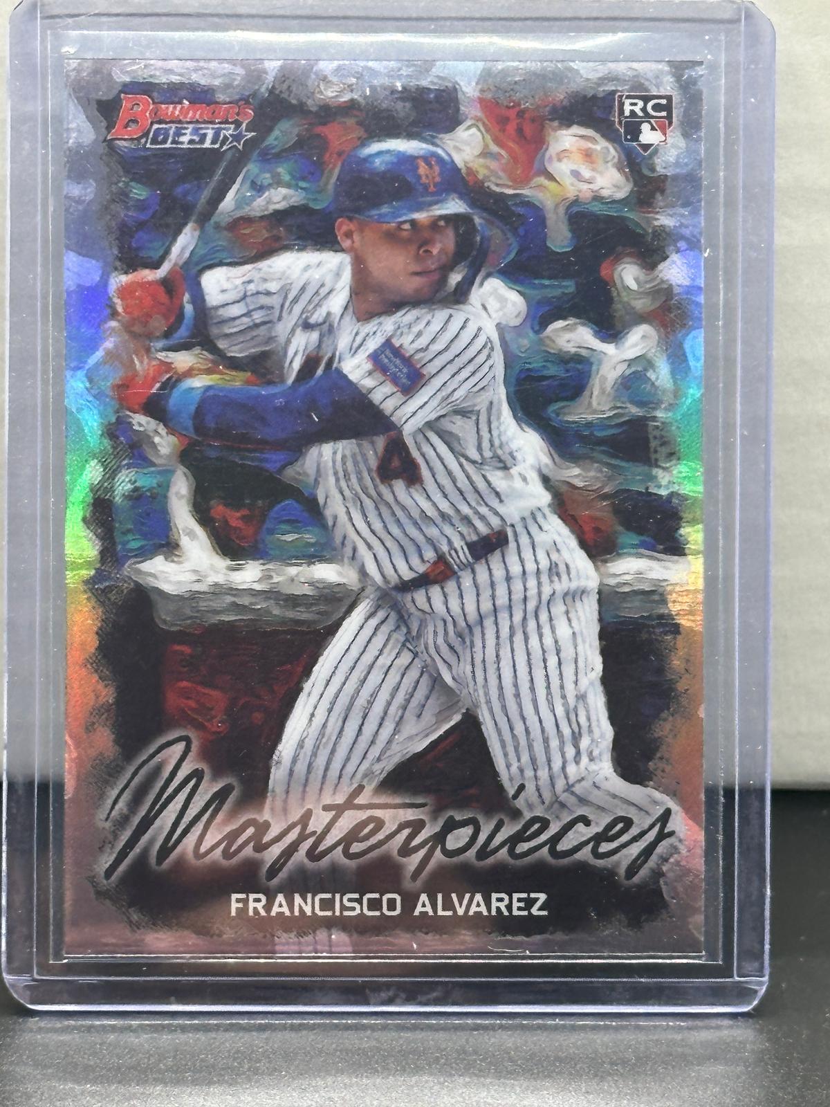 Francisco Alvarez 2023 Bowman's Best Masterpieces RC Rookie Refractor Insert #BM-9