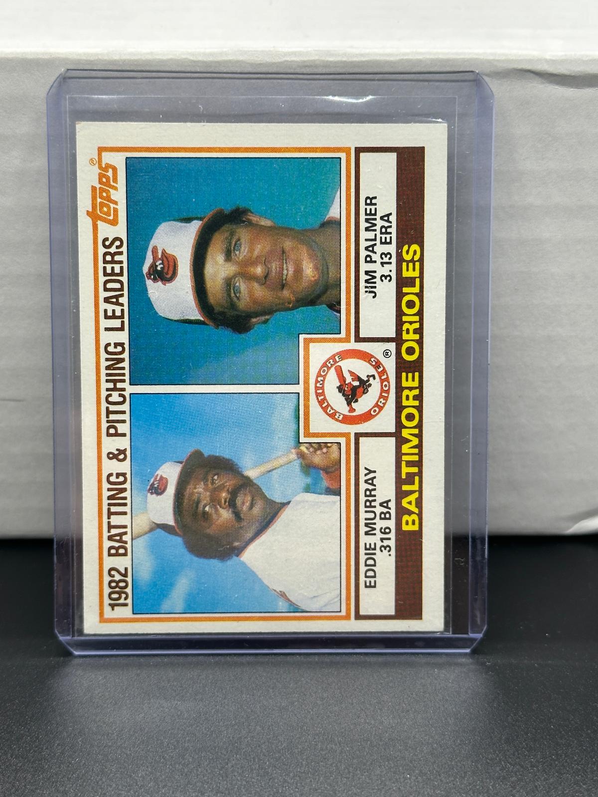 Eddie Murray Jim Palmer 1983 Topps Leaders #21