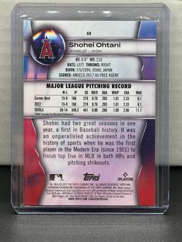 Shohei Ohtani 2023 Bowman Platinum Ice Foil Parallel #68