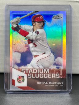 Seiya Suzuki 2021 Topps Chrome NPB Stadium Sluggers Refractor Insert #SL-13