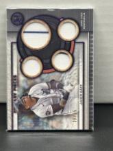 Javier Baez 2023 Topps Museum Collection Primary Pieces (#9/15) Quad Relic #SPPPQR-JBA