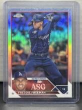 Freddie Freeman 2023 Topps Chrome All Star Game Refractor Insert #ASGC-25