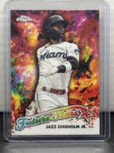 Jazz Chisholm Jr. 2023 Topps Chrome Future Stars Refractor Insert #FSU-13