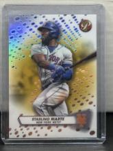 Starling Marte 2023 Topps Pristine Gold (#35/50) Refractor #11