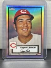 Johnny Bench 2021 Topps Chrome Platinum Refractor #502