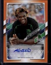 Mariel Bautista 2020 Topps Pro Debut Orange (#6/25) Rookie Auto #PD-90