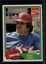 Pete Rose 1981 Topps Coca Cola #8