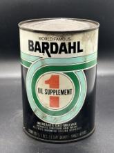 Bardahl Oil Supplement Can 1 Quart Empty