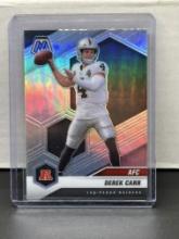 Derek Carr 2021 Panini Mosaic Silver Prizm #229