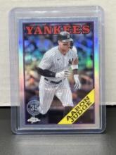 Aaron Judge 2023 Topps Chrome 1988 Design Refractor Insert #88CU-1