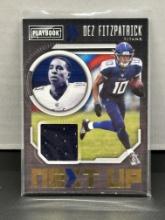 Dez Fitzpatrck 2021 Panini Playbook Next Up Jersey Patch Insert #NXT-DFI