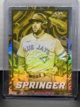 George Springer 2022 Topps Fire Gold Minted Parallel #143