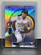 Esteury Ruiz 2023 Topps Finest Refractor Rookie RC #97