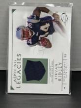 Steven Ridley 2011 Topps Legends Aspiring Legacies Authentic Worn Patch (#134/150) Insert #ALS-SR