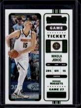 Nikola Jokic 2022-23 Panini Contenders Green Foil Parallel #17