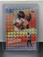 Lamar Jackson 2021 Panini Mosaic Got Game Silver Mosaic Prizm Insert Parallel #GG-4