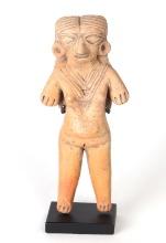 Michoacan Pottery Pretty Lady Figure 400 BC - 100 BC
