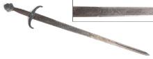 Medieval Style Etched Sword
