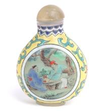 Chinese Porcelain Painted Snuff Bottle