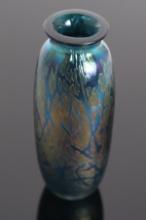 Royal Brierley Iridescent Glass Potion Vase