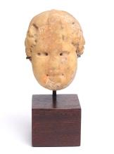 Roman Giallo Antico Marble Head of Eros