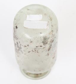 Roman Light Green Glass Bottle