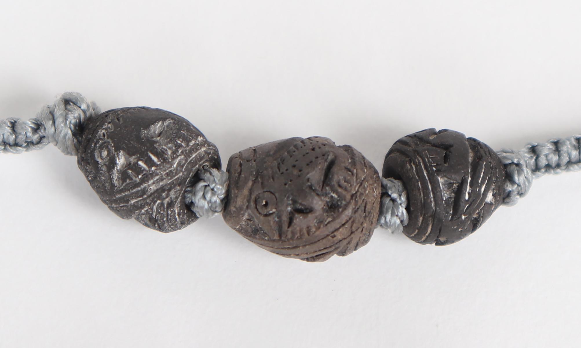 Group of Three Ecuadorian Spindle Whorl Bracelets