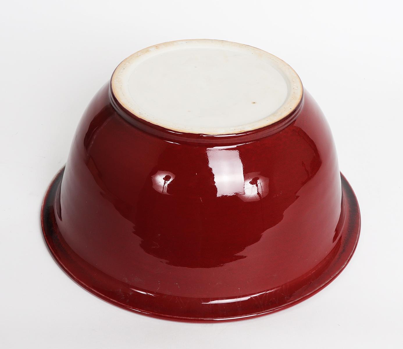 Chinese Oxblood Bowl