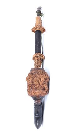 Black Forest Tabacco Hunting Scene Smoking Pipe