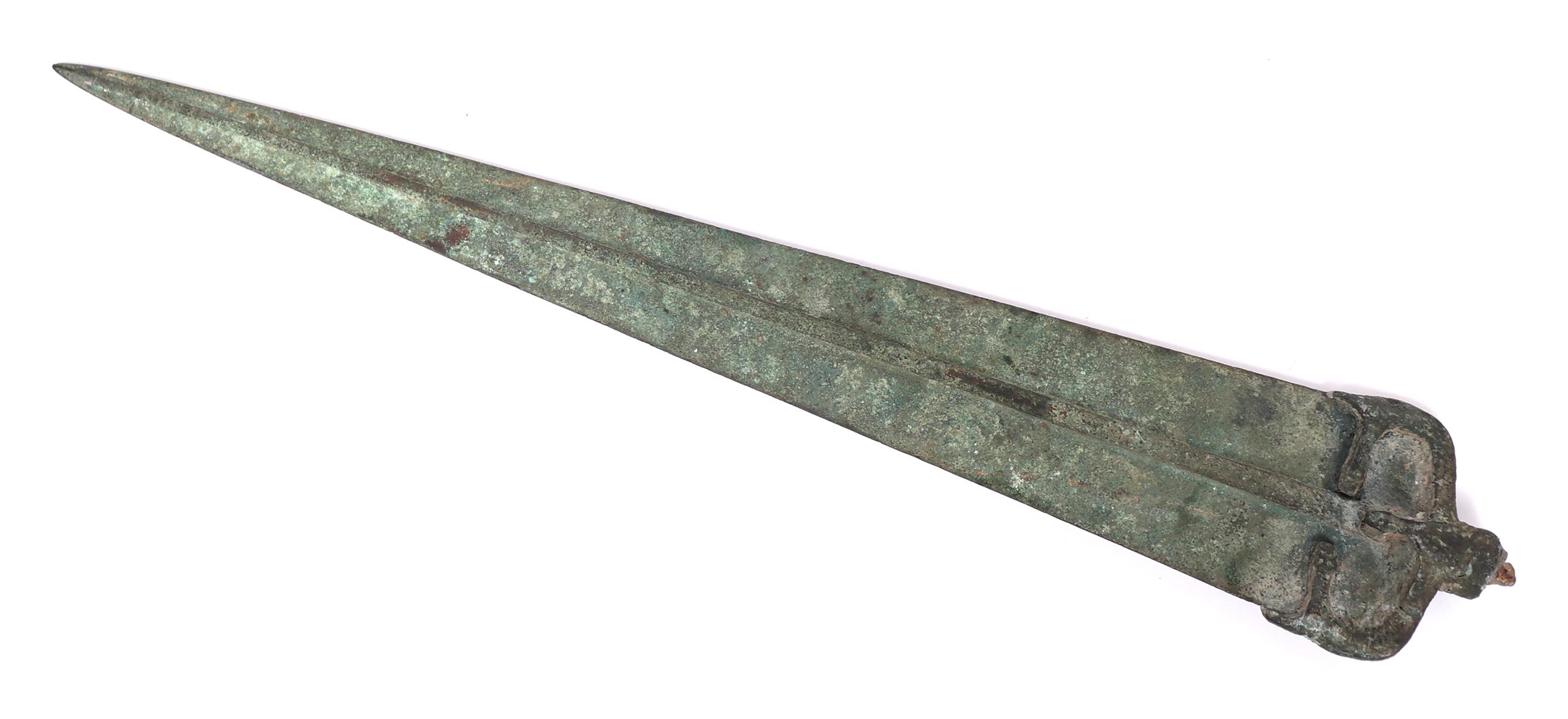 Ancient Luristan Bronze Short Sword