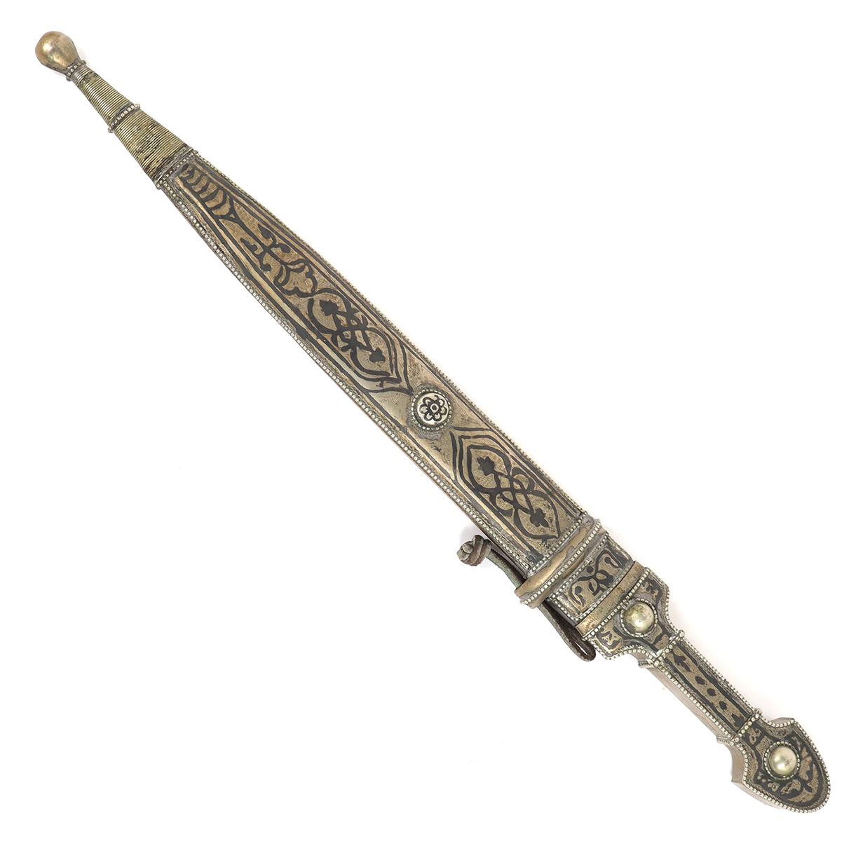 Nielloed Kindjal Dagger