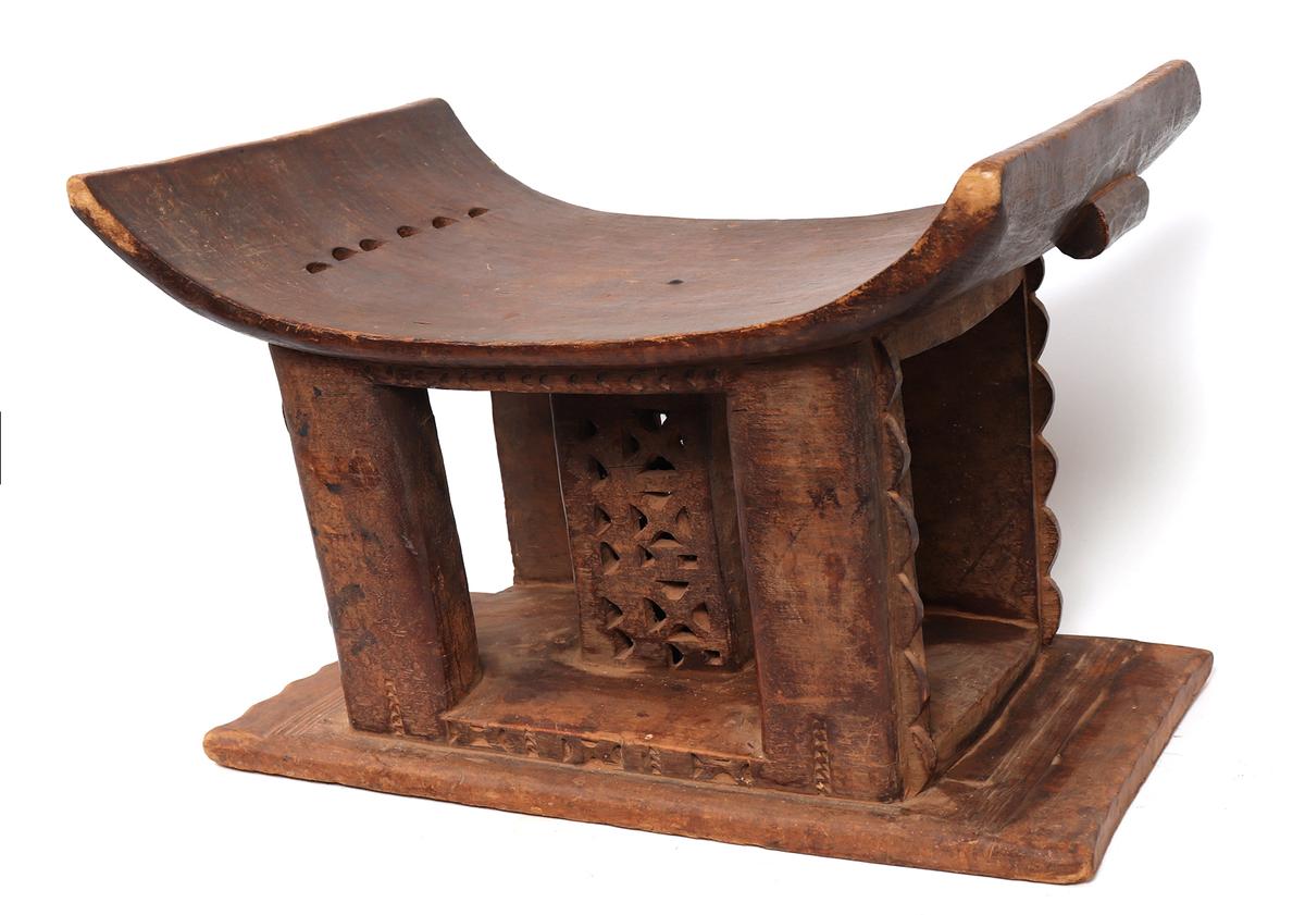 Asante 'Prestige' Stool, Ex-Ambassador