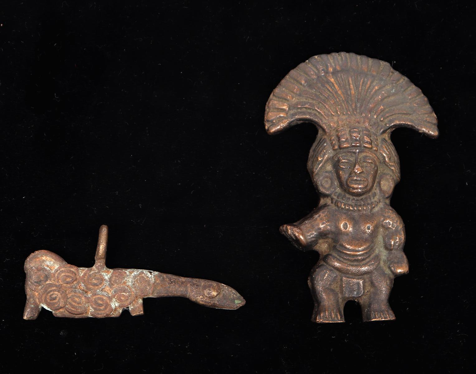 Two Bronze Objects