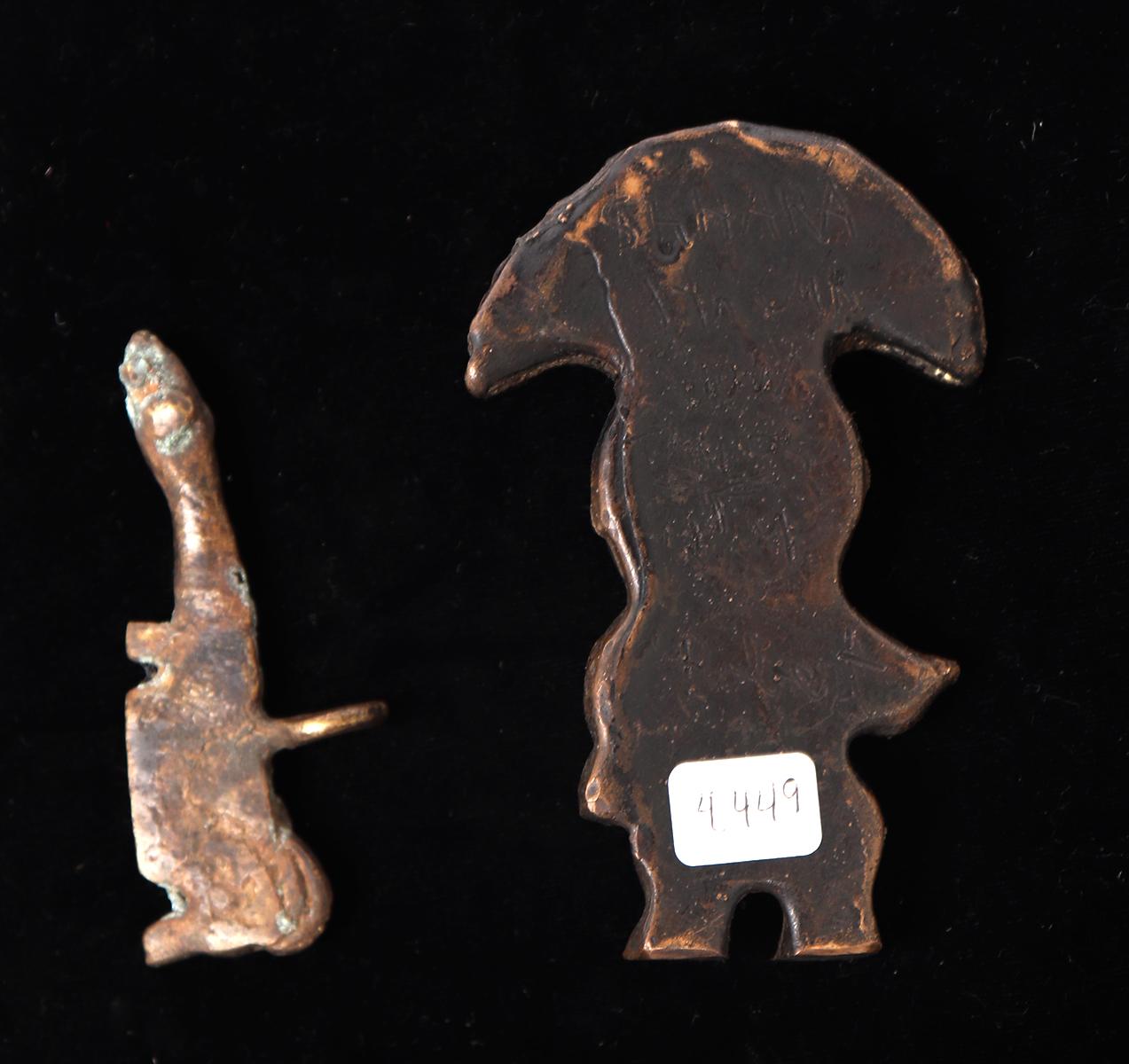Two Bronze Objects