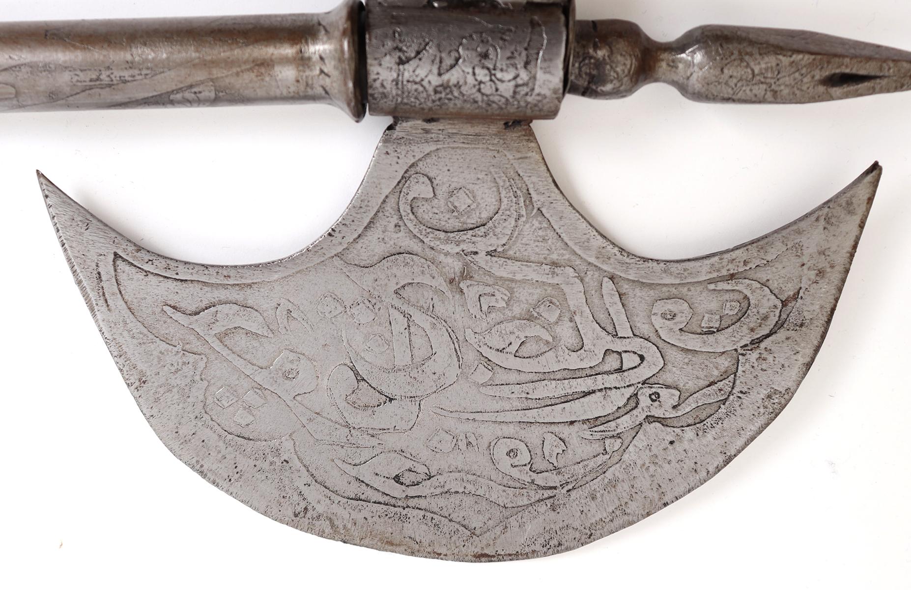 Indo-Persian All-Steel Axe