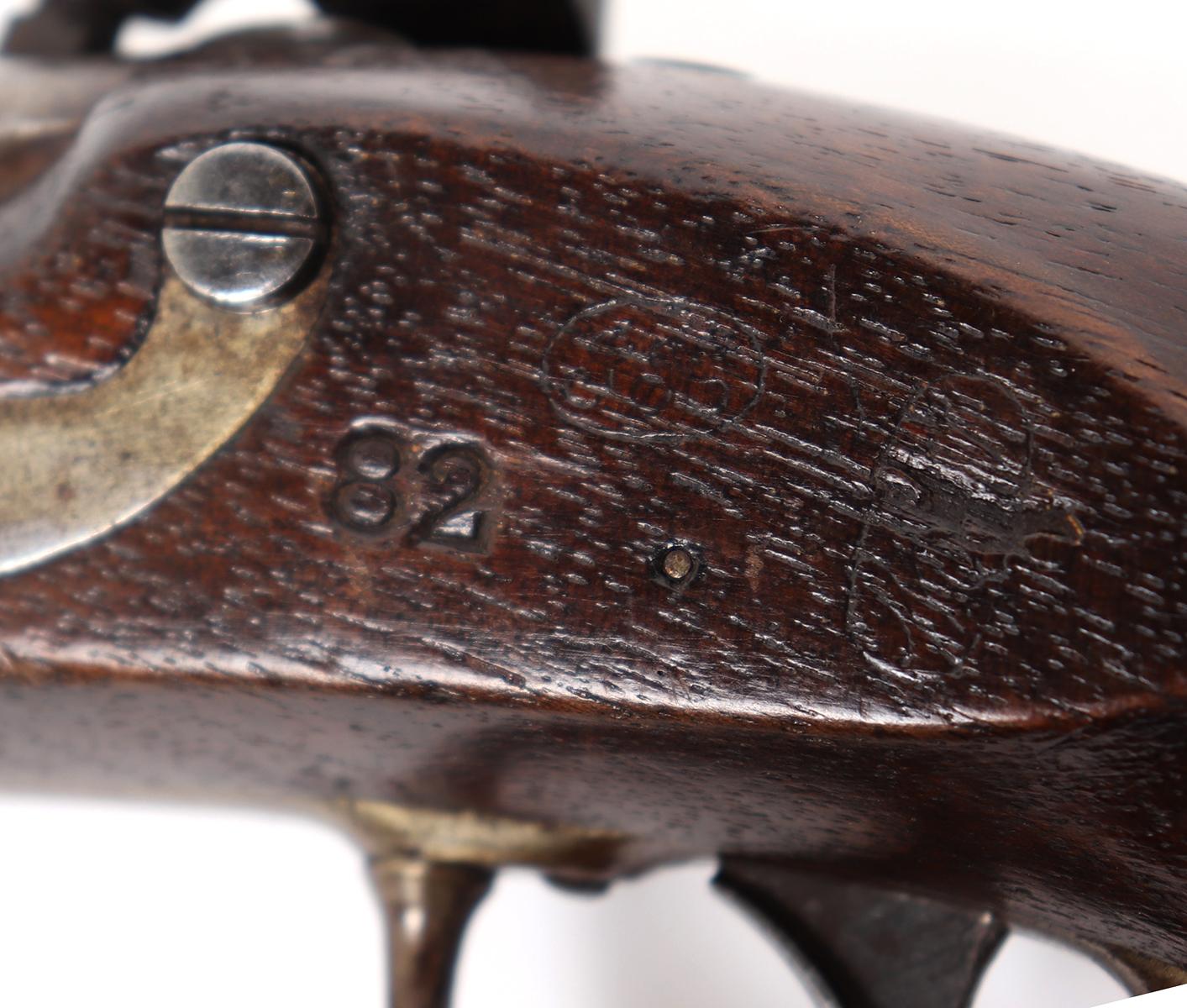 US M1836 Flintlock Pistol by R. Johnson 1843