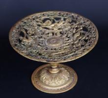 Brass Pierced Poseidon Tazza