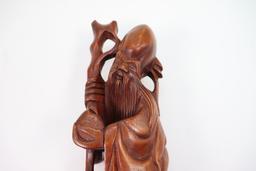 Carved Wooden Asian Sculptures