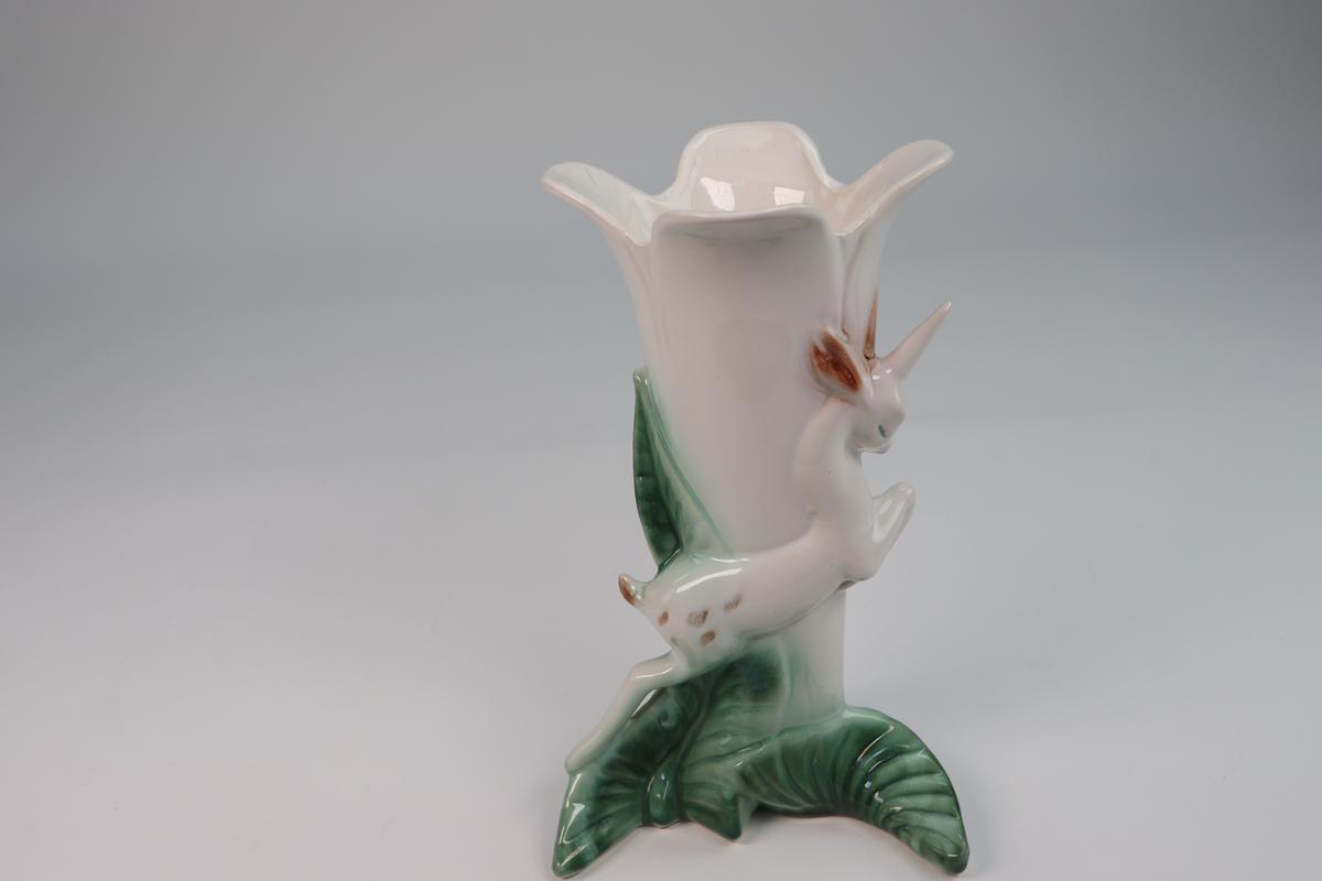 Vintage MCM 1950 Unicorn Vase