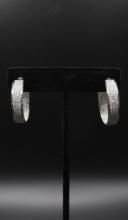 Stauer Silver Hoop Earrings