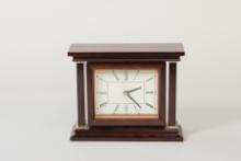 Vintage Style Wooden Mantle Clock