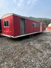 10' x 50' Red Office Trailer