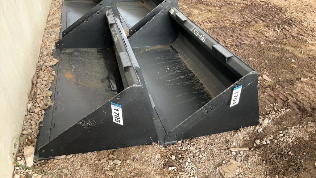 66" Skid Steer Bucket