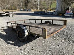 7x9 Single Axle Trailer